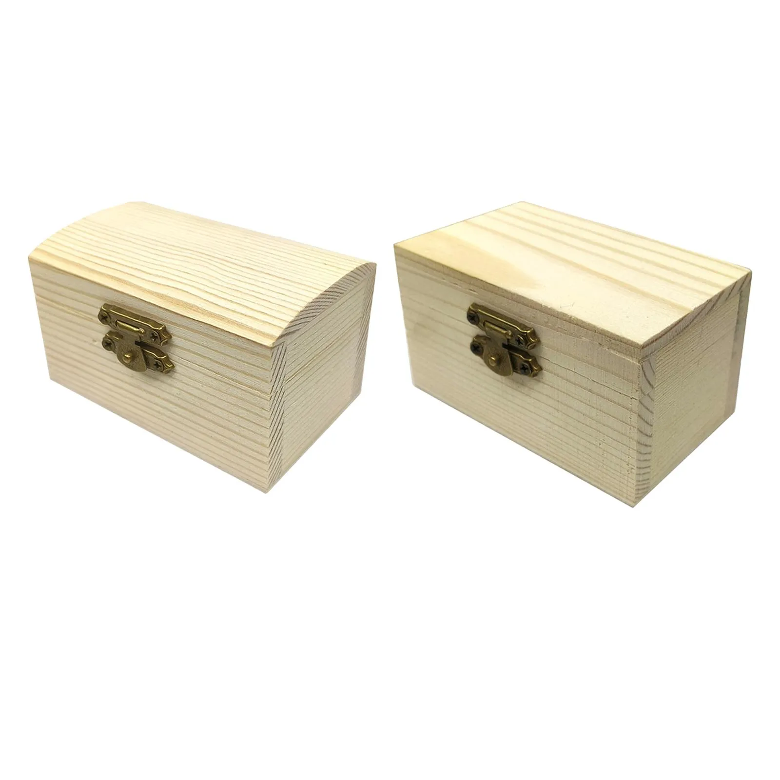 Natural Unfinished Wood Box Rectangle Portable Treasure Chest For Home Storage Art Supplies Party Favors DIY Painting Wedding Decor From Homepro14 6.38 DHgate.Com