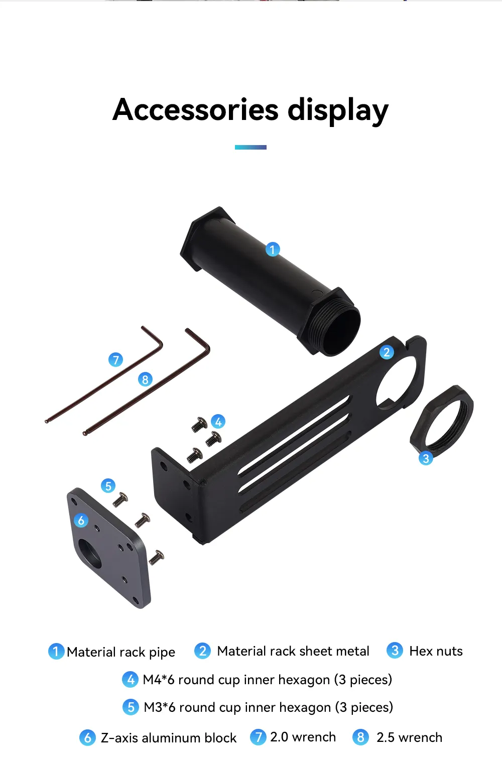 3D Printer Spool Rack For Bambu Lab A1 Mini Upgrade DIY Filaments ...