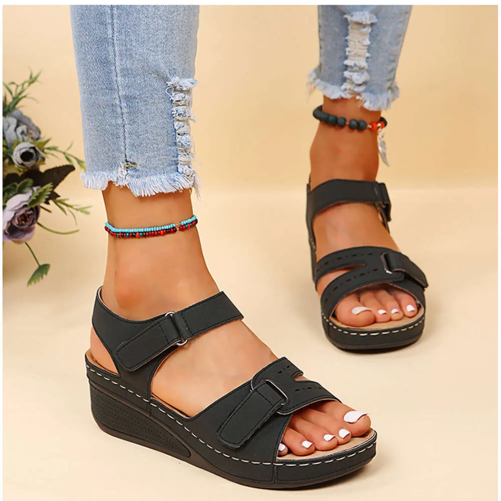 Sandali zeppa ortopedici donna moda calzature estive comode_voghion.com