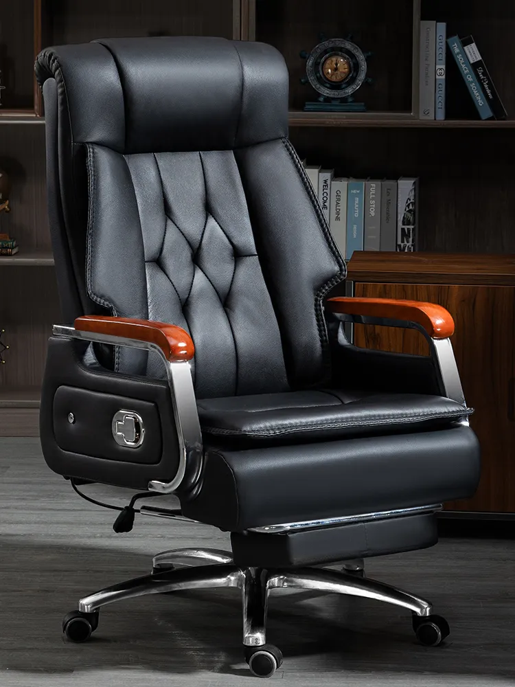 Ergonomic Adjustable Leather Executive Office Chair Modern Rotating Recliner For Home Office In Black From Homepro14 588.09 DHgate.Com