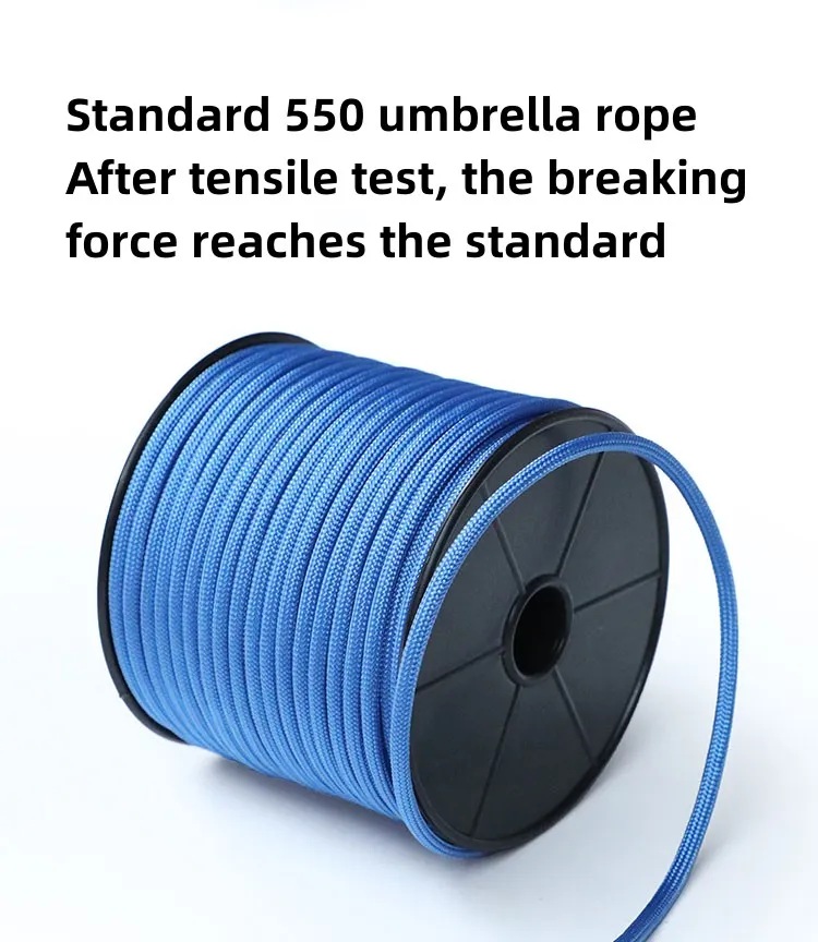 Corde Paracord 50 Mètres (164 Ft) - 7 Brins - Pour Camping, Randonnée, Survie