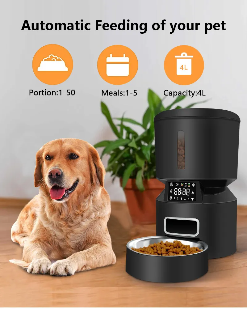 Wholesale MiFuny Dual Battery Powered Automatic Pet Feeder With Large Capacity And Bread Dispenser Amazon For Intelligent Pet Food Storage From Homepro12 140.3 DHgate.Com
