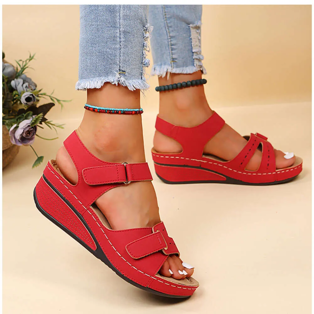 Sandali zeppa ortopedici donna moda calzature estive comode_voghion.com