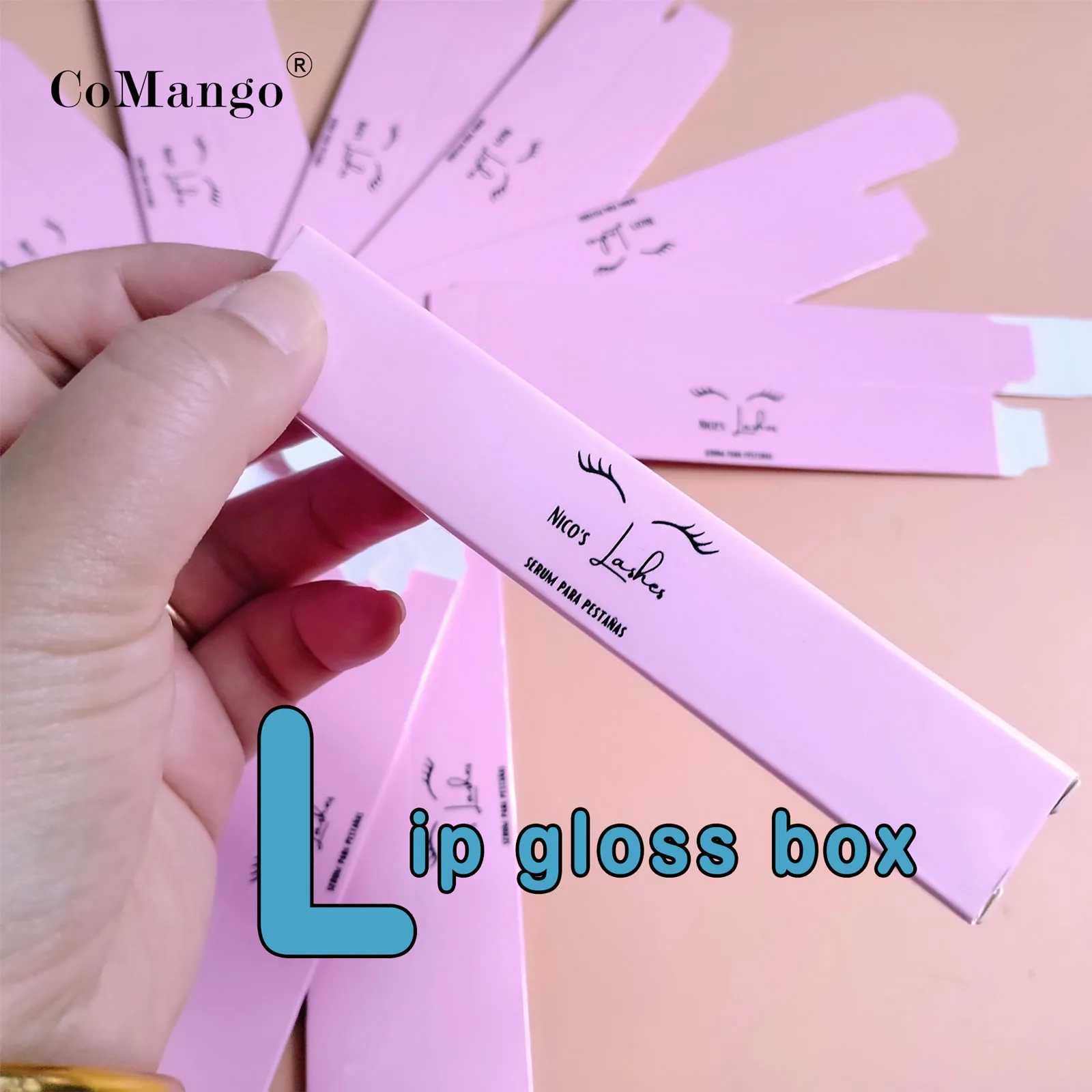 DHgate.com:Wholesale Makeup Lip Gloss Packaging Boxes Custom Logo ...