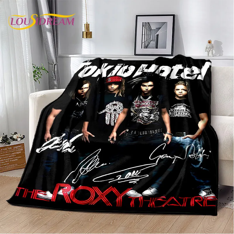 Tokio Hotel Rock Band Bill Kaulitz Soft heated blanket