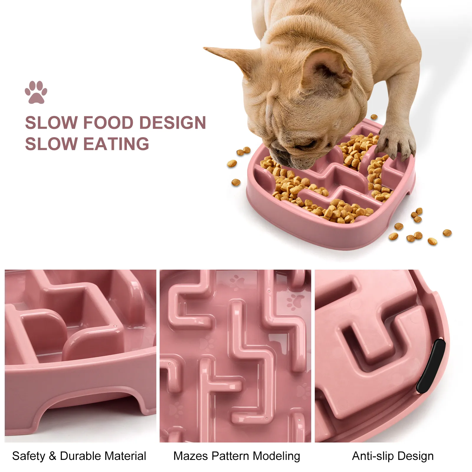Slow down cat food bowl hot sale