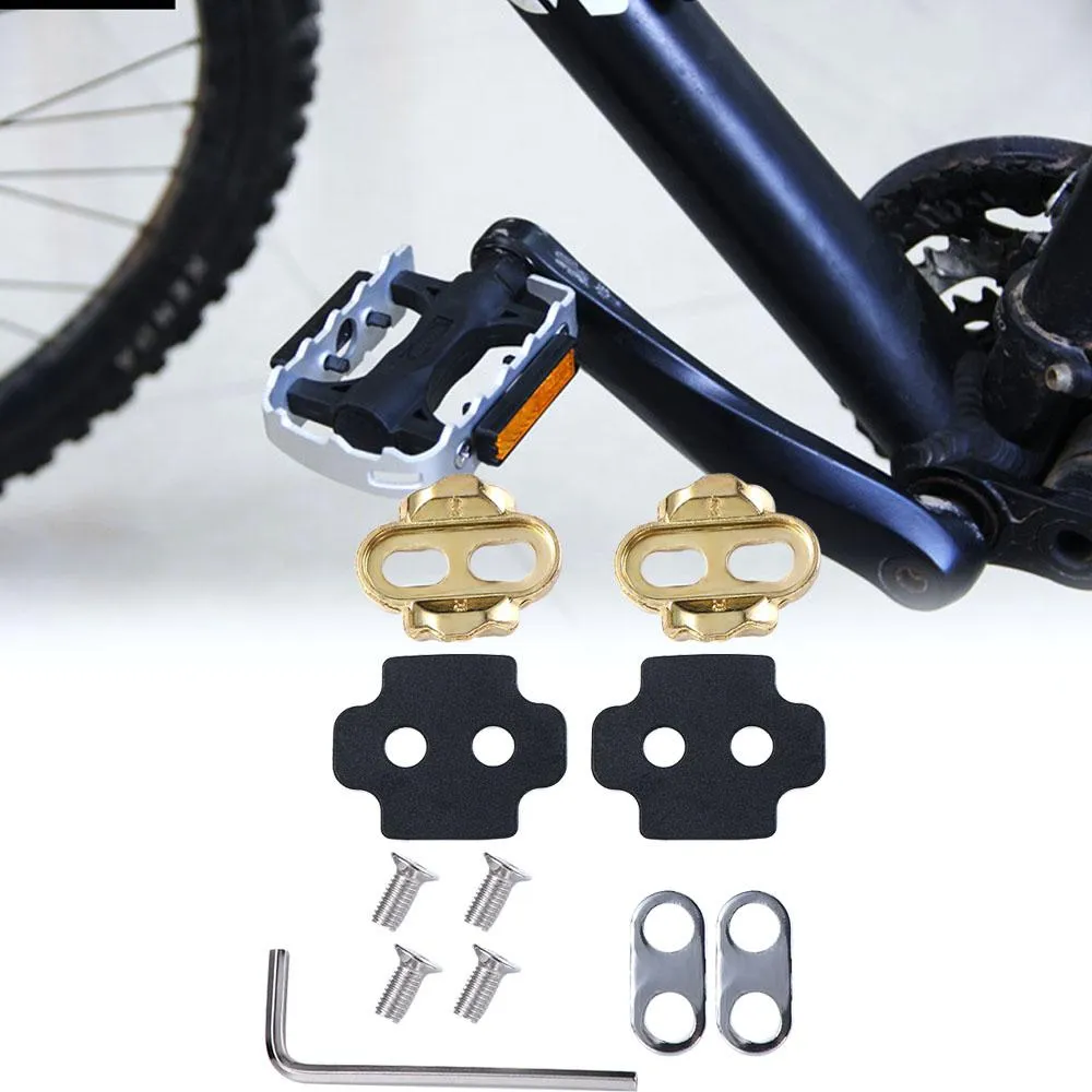Road Pedal Cleats Bike Screws Set: Cycling Shoe Cleats, Locking