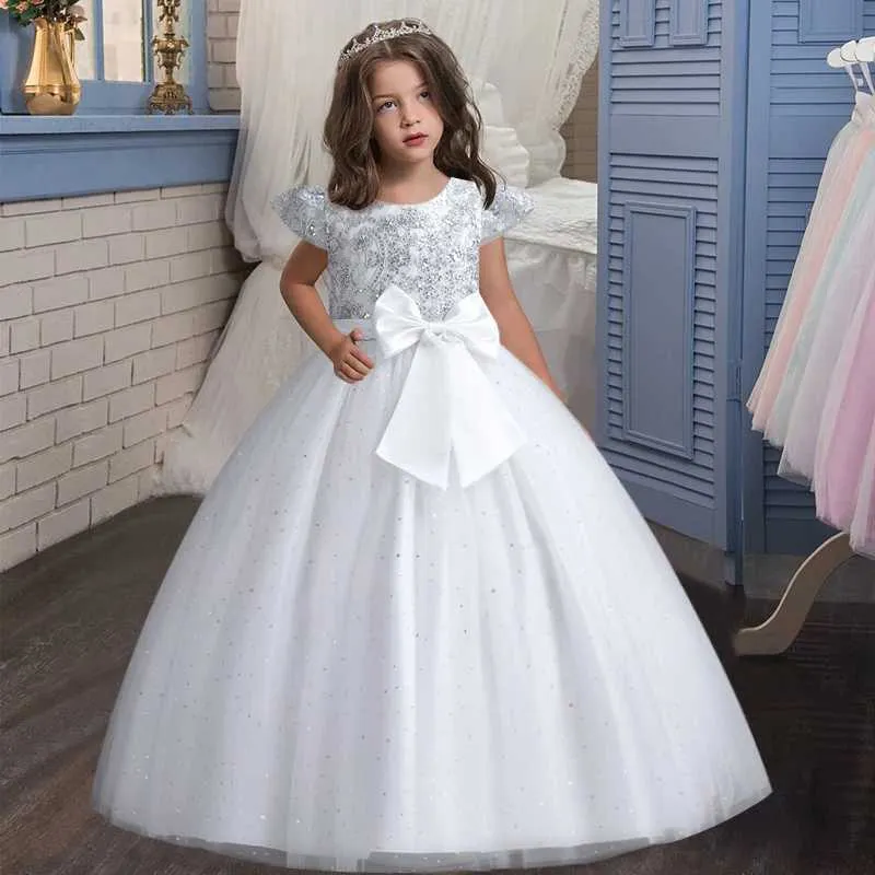 Girl's Dresses 4-12 Year Old Sequin Party Dress Birthday Wedding Bridesmaid  Evening H240529 P1YG from Dhgate Girl's Dresses - price 18.82