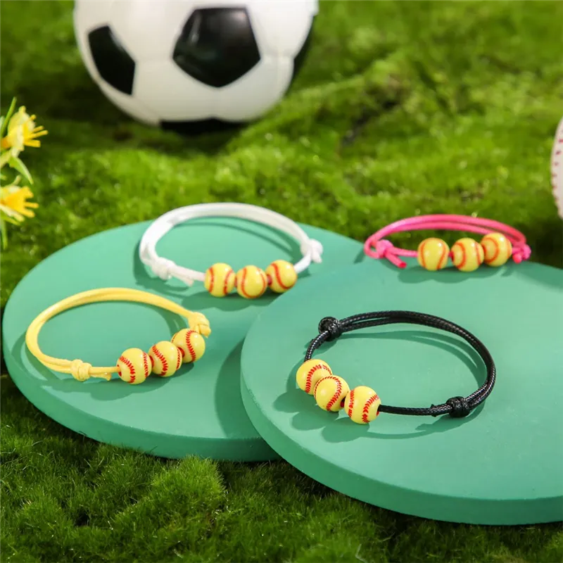 Softball Bracelets For Team 20 Set Softball Bracelets Team Gift