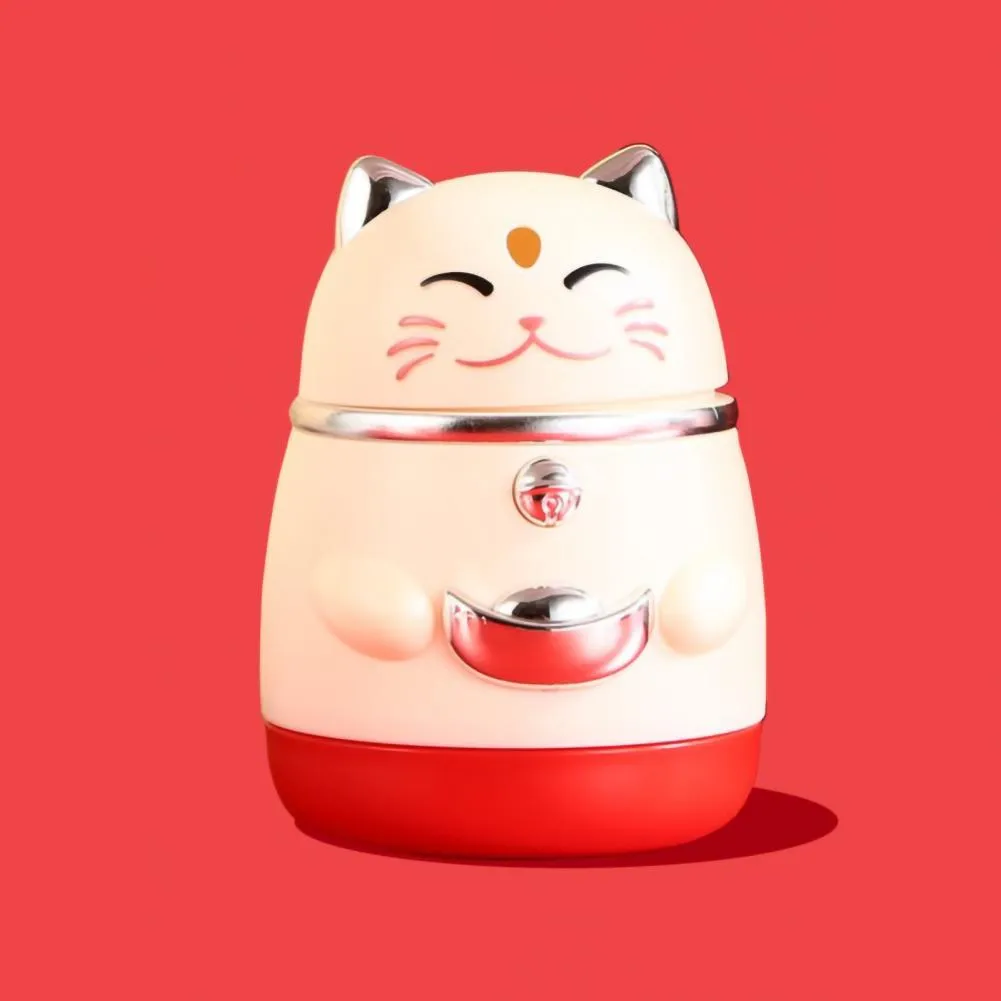Lucky Cat Automatic Toothpick Dispenser - Cute Pop-Up Toothpick Holder For Home, Dining Room & Kitchen