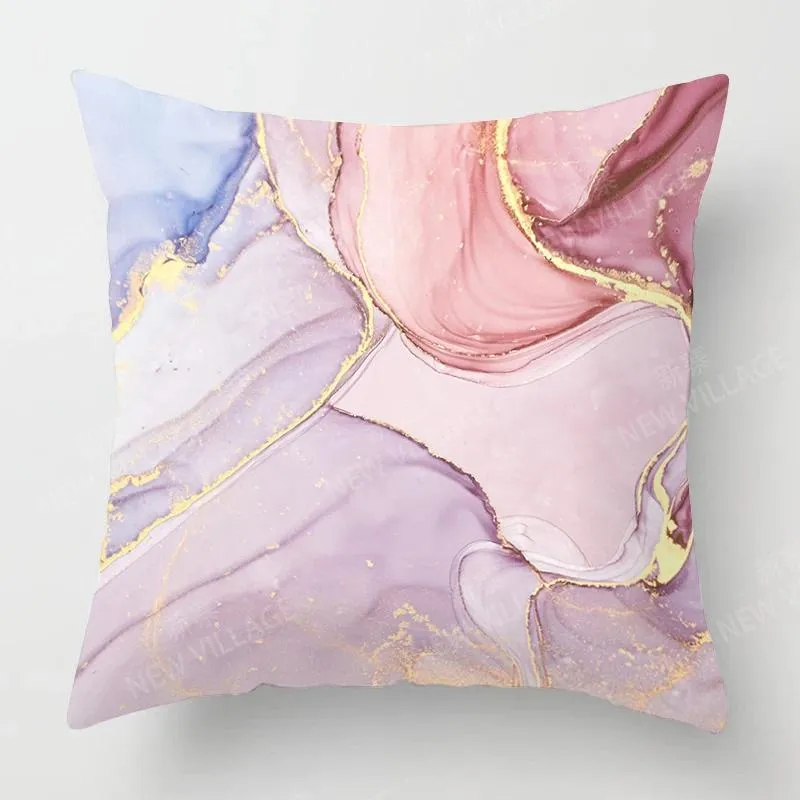 Pink marble pillow sale