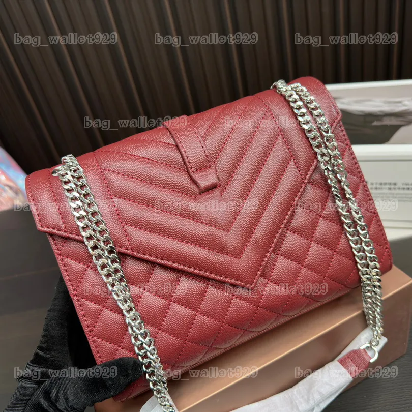 Designer Bag Crossbody Envelope Bag Shoulder Purse Red Handbag High Quality Genuine Leather Gold Or Silver Chain Luxurys Handbags Purses Cross Body Designer Bags From Bag wallet929 35.81 DHgate.Com