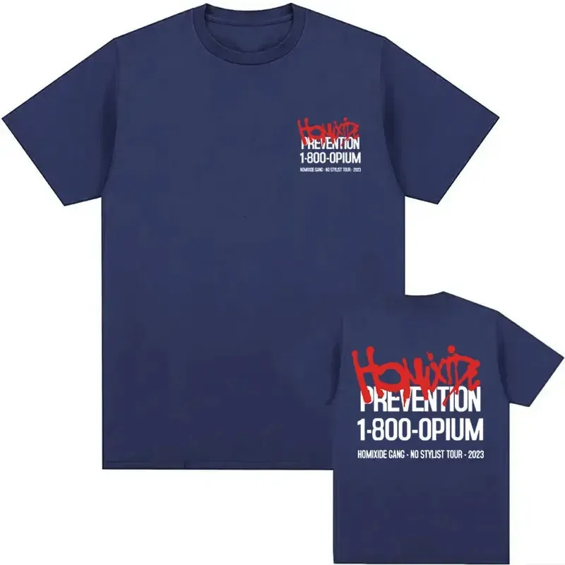Homixide Gang 1-800-OPIUM Tour Graphic shirt with t shirt