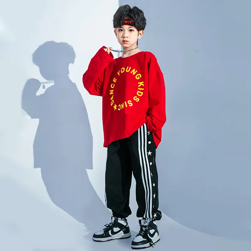 Red jogger outfits shop