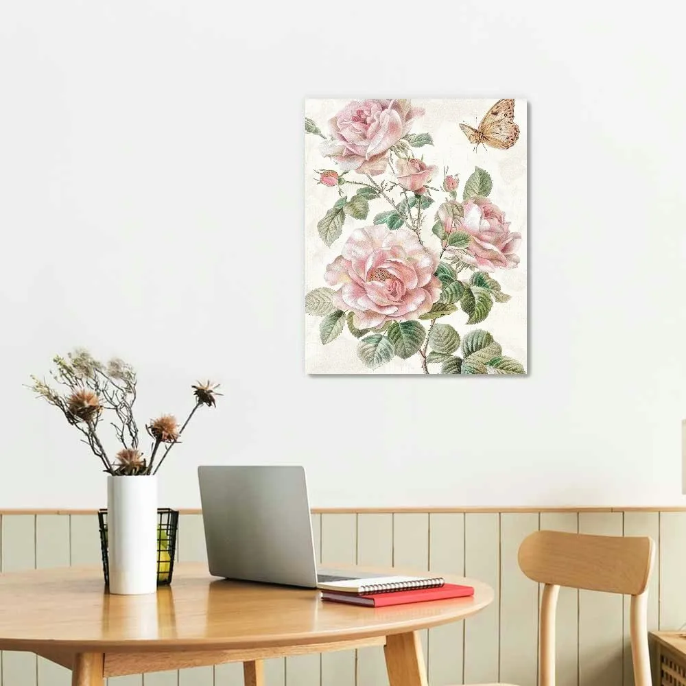 Vintage Rose Wall Decor Rustic Pink Rose Poster 16 × 20 in for Bathroom  Bedroom Wall Art from Dhgate Paintings - price 19.09, image size:1000x1000