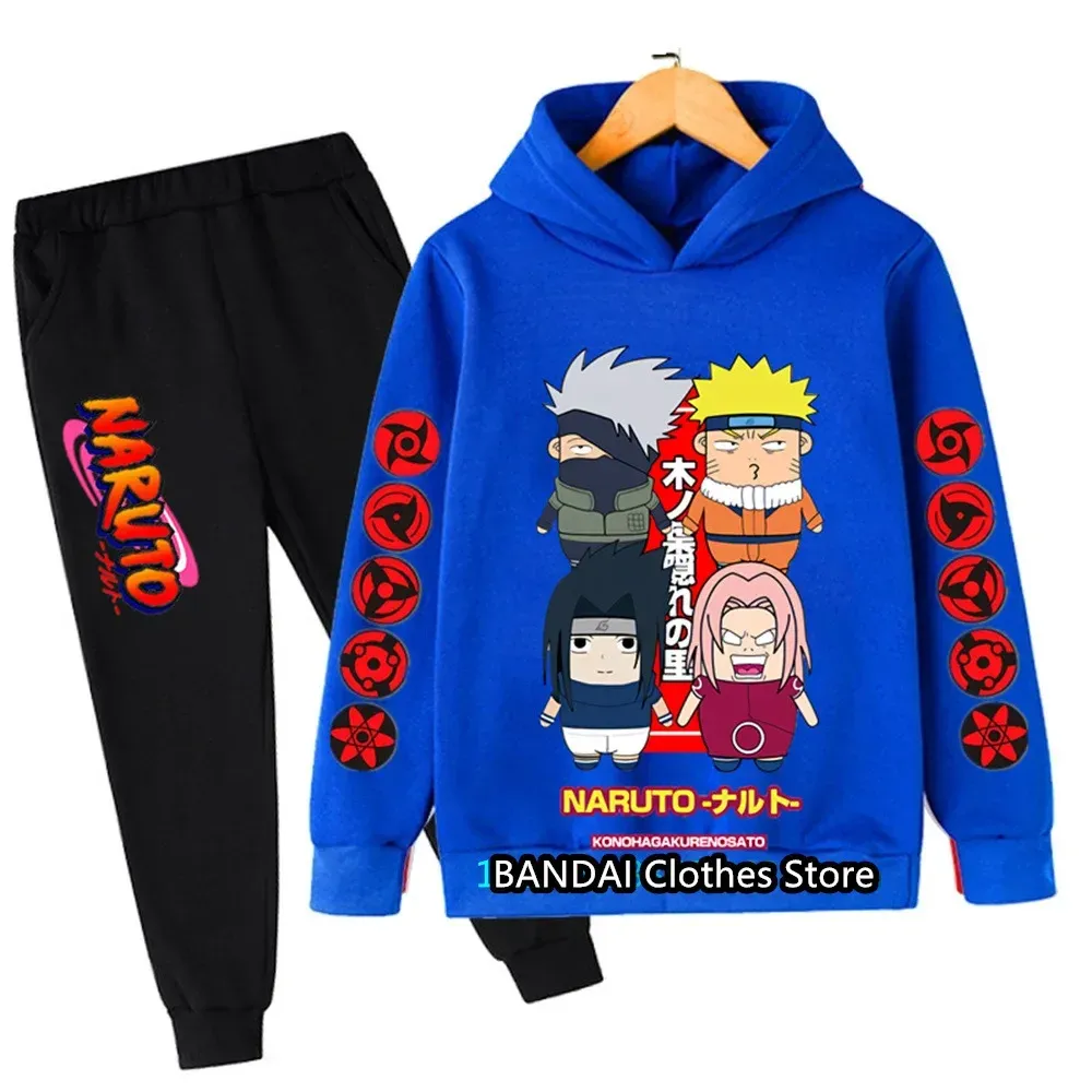 Anime Narutoes Hoodie Set Casual Funny Tracksuit Boys Sweatshirt Hoodies Kids Hoodies Long Pants Sets Kids Sweater Clothing From Homepro14 19.41 DHgate.Com