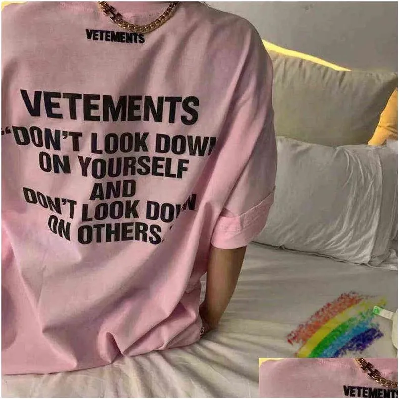 T Shirts Voor Heren Oversized Vetements T Shirt Men Vrouwen 11 Hoge Kwaliteit Reflecterende T TEE TOPS VTM Korte Mouw R231221 Drop Delivery Appa Dhnfm Van 28 12 DHgate
