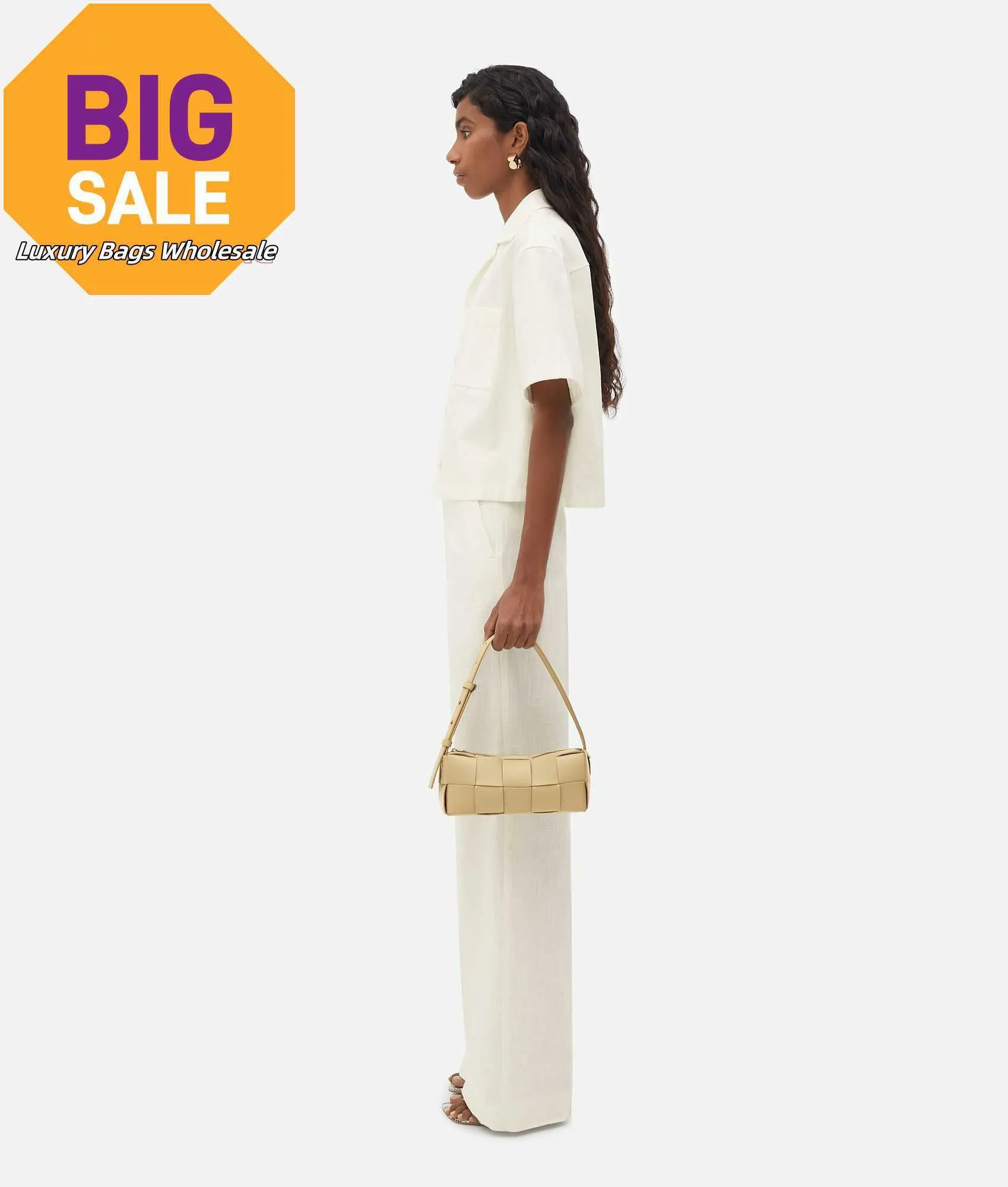 High Quality Designer Intreccio Leather Women s Small tote purse bag with Porridge Shoulder Strap