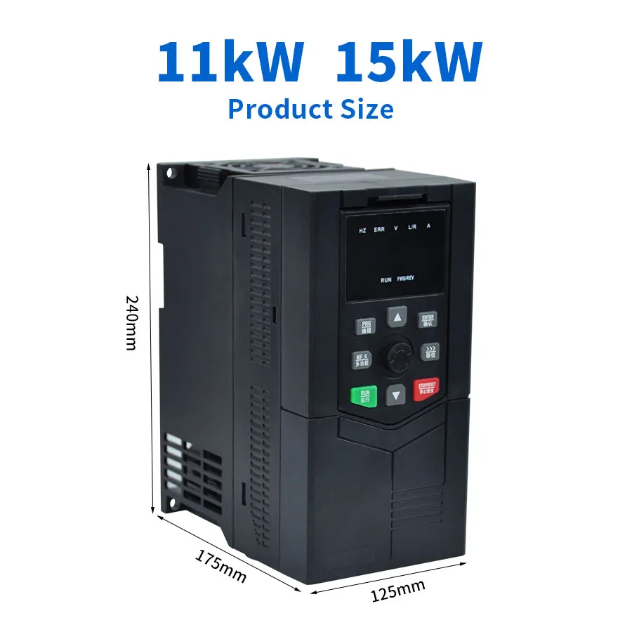 5kW/11kW/15kW Variable Frequency Drive VFD 3 Phase 380V AC Inverter For ...