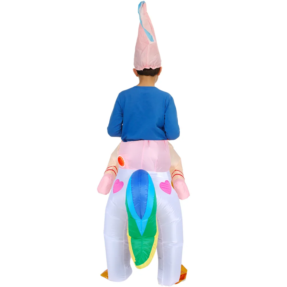 Colorful Unicorn Pegasus Riding Cosplay Inflatable Costume Childrens Day  Performance Birthday Gift Carnival Halloween Christmas From 26,23 € | DHgate