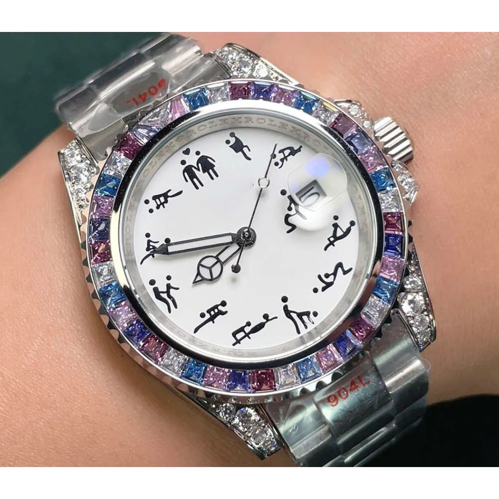 Stainless Swiss Porn Men Movement Date Olex Sapphire Automatic Watch  1266610 Womens Mechanical Mirror 40Mm Watches Movement Eroticism126619 194  From 138,93 € | DHgate