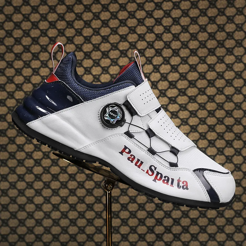 Self lacing golf shoes top