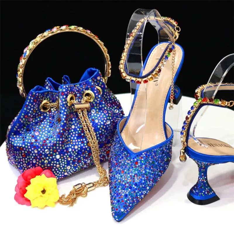 Royal blue handbag and shoes new arrivals