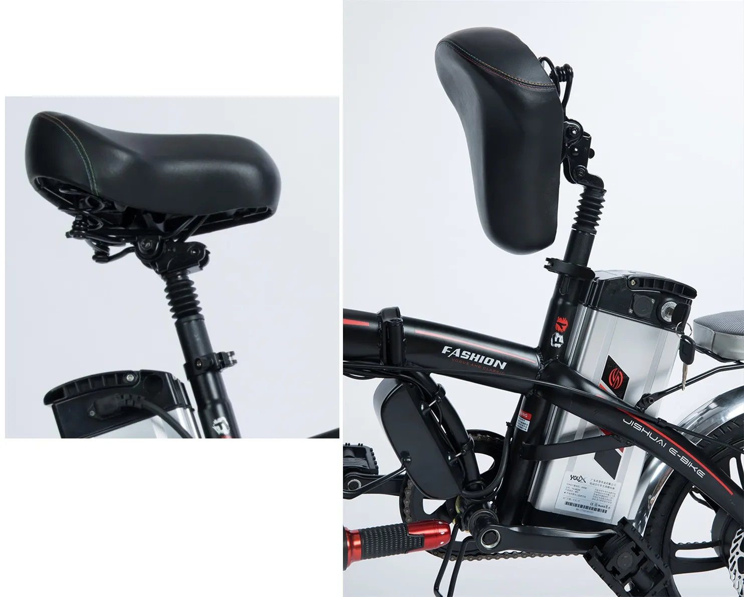 Folding Bike Seatpost 34mm Adjustable Electric Folding Bicycle E - Main Image