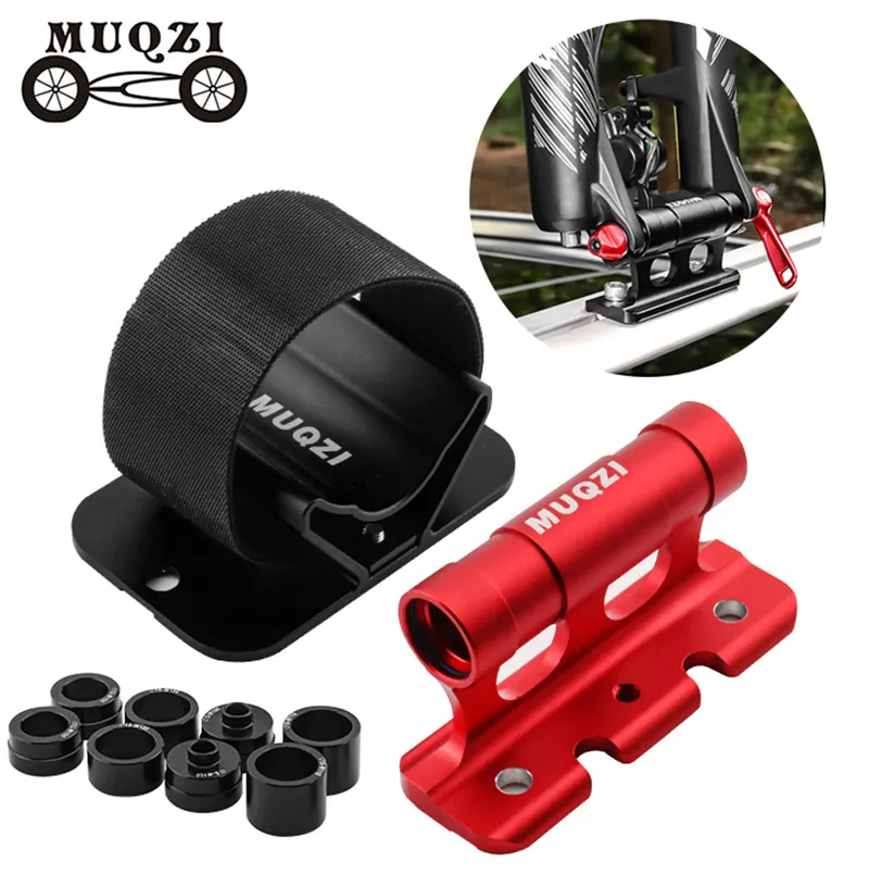 Muqzi Bike Fork Mount Car Roof Rackers Adapter Adapter Quick Release Thru Oxle Carrier Bicycle Fork Mount Carry Rangle 2 288 DHgate