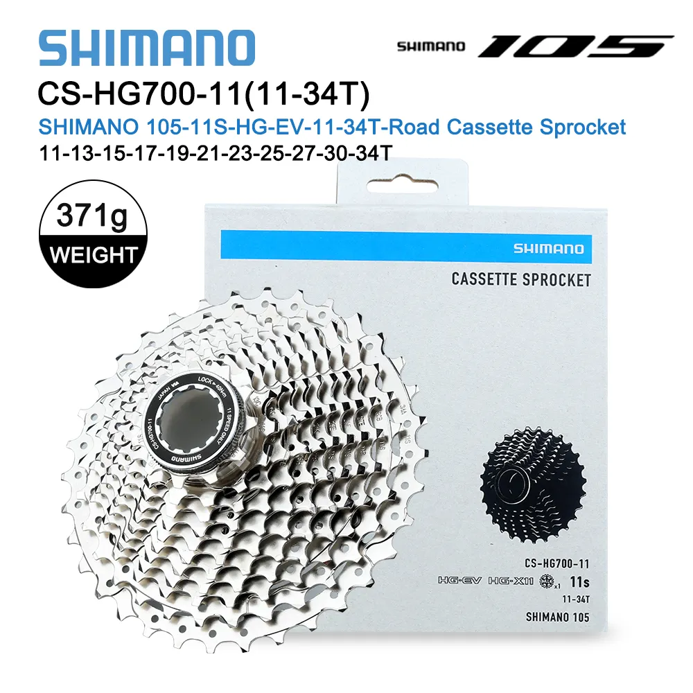 Shimano 105 Cassette 11-32 Shimano 105 CS-HG700 Cassette - 11