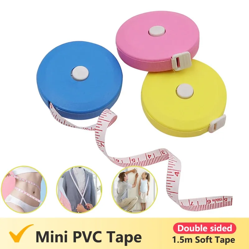 Automatic Telescopic Tape Measure, 4 Pack Body Measure Tape 60 Inch (150cm), Sel