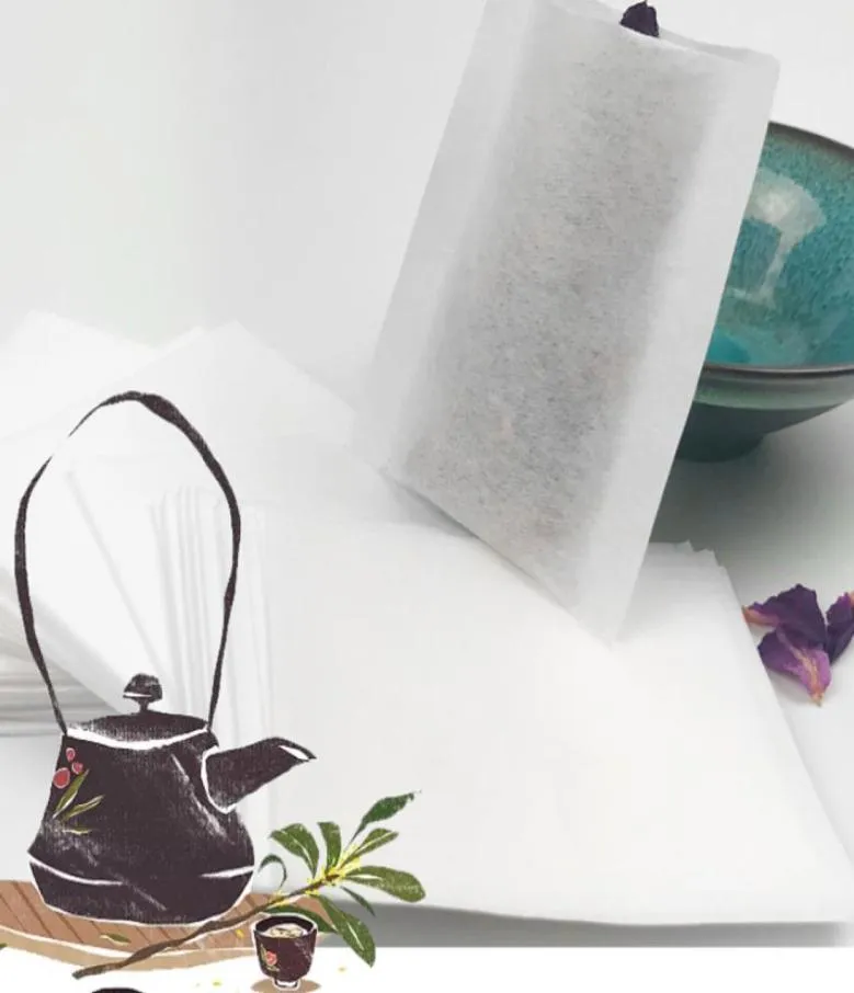 50x60mm Heat Sealable Biodegradable Biodegradable Tea Filter Bags For