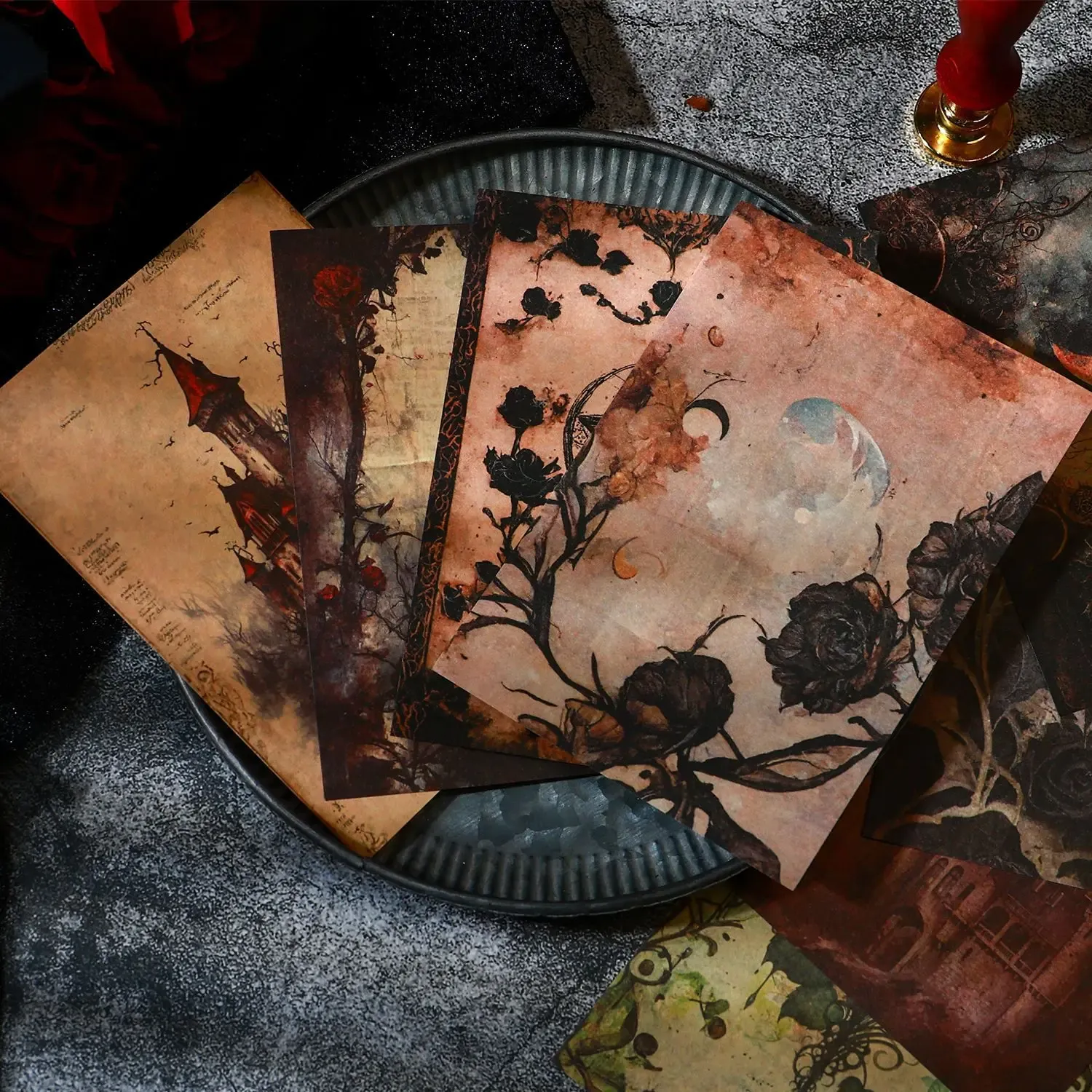 Vintage Paper Sheet English Music Junk Journal Scrapbooking Background Decor DIY - Foto 11