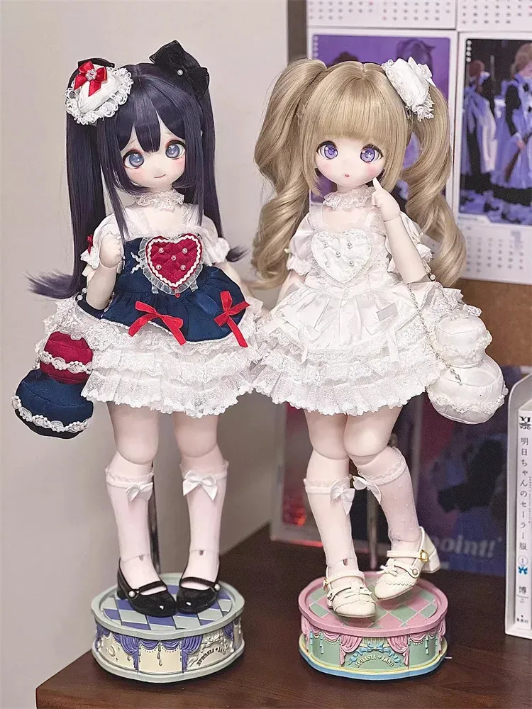 Doll Clothes Bjd Clothes Vest Underwear Pleated Skirt Long