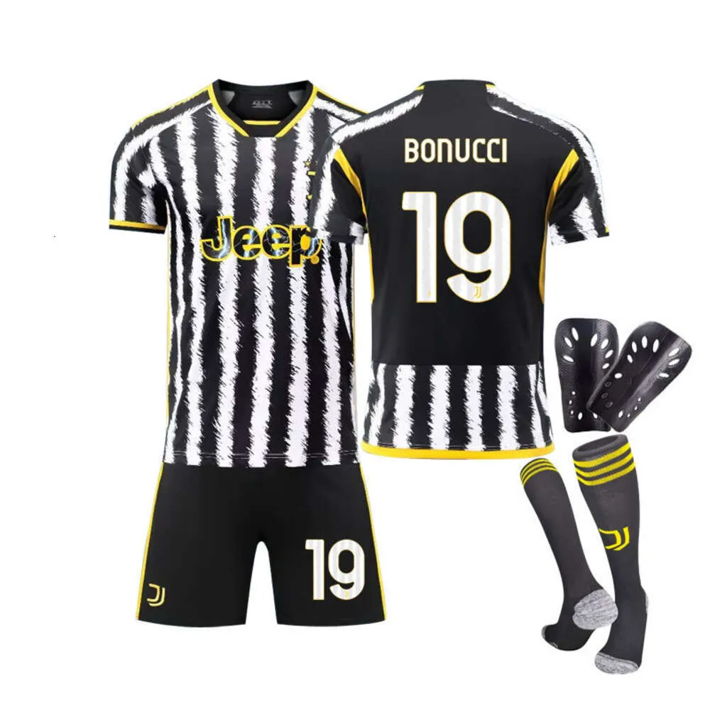 Soccer Sets Tracksuits Juventus Football Team Kits 23 24 Juventus Childrens Football Clothing Di Maria jersey batch