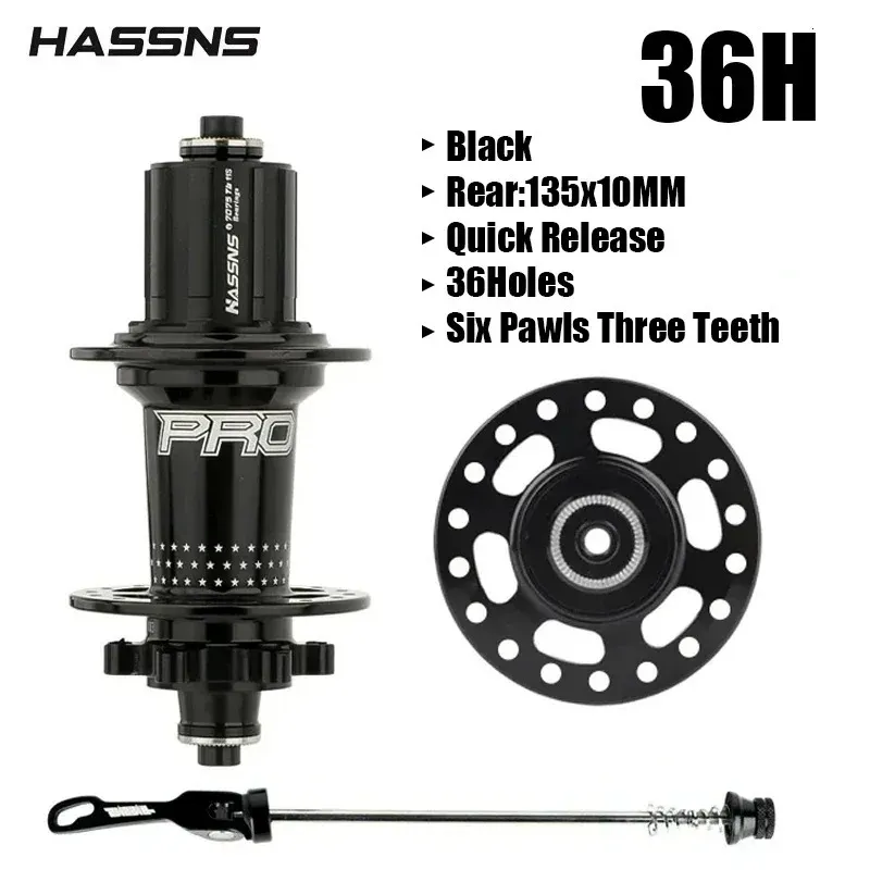 Hassns Pro 7 36H 36 Freehub MTB Bike 32H Palin 712 Speed Noisy Cube Bicycle 6 Pawl Hubs 240530 2 885 DHgate