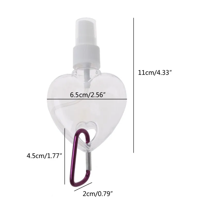 10 Reiseflaschen Für Händedesinfektionsmittel – Nachfüllbar, 50 Ml & 30 Ml, PETG Material, Mit Karabiner