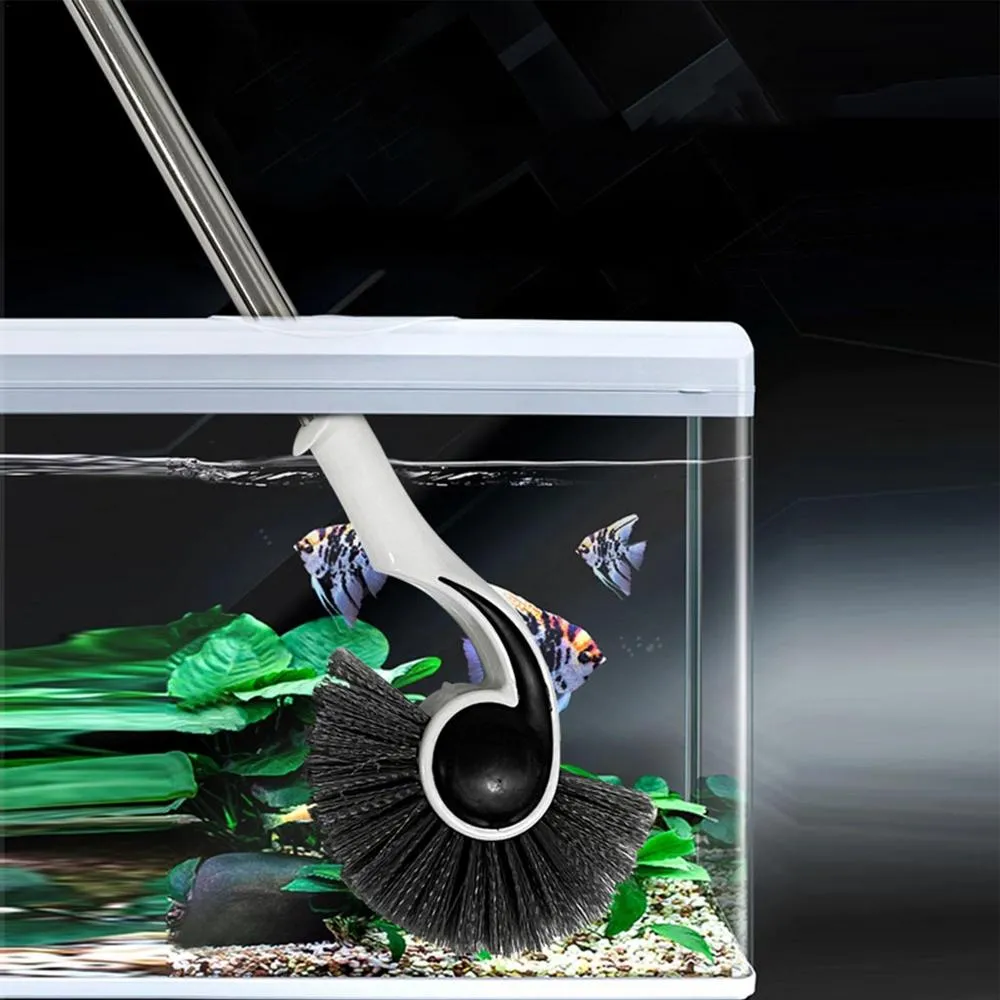 Shellfish Brush Effective Aquarium Cleaning Brush With Long Handle and Soft Bristles ...