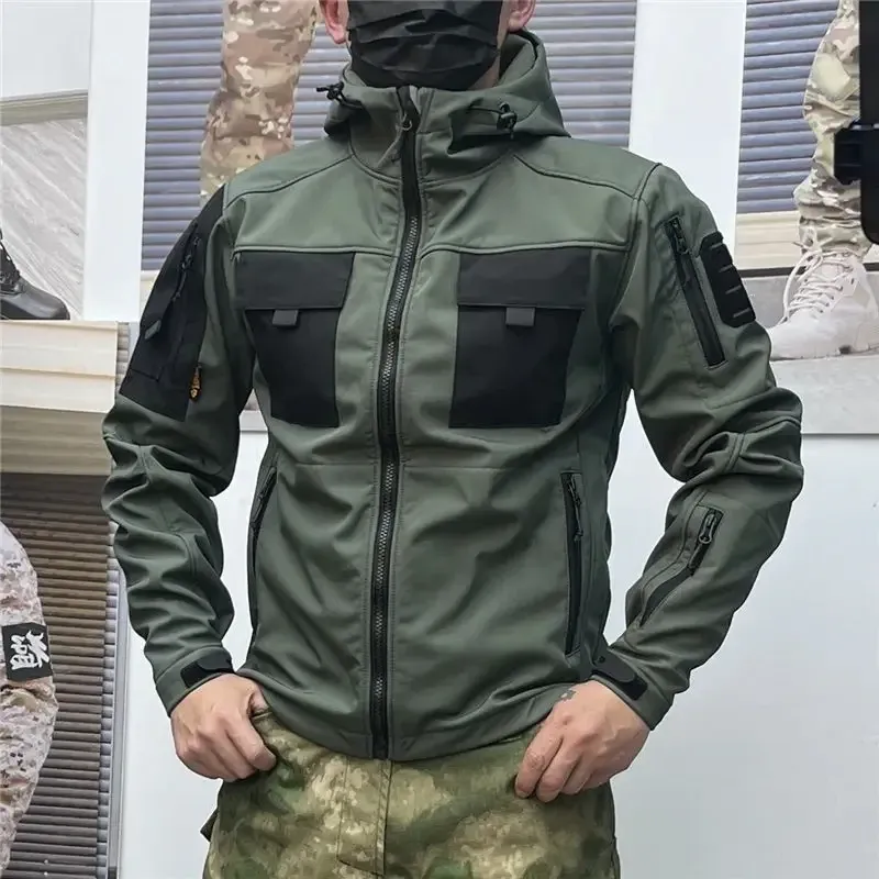 Soft shell jacket waterproof deals