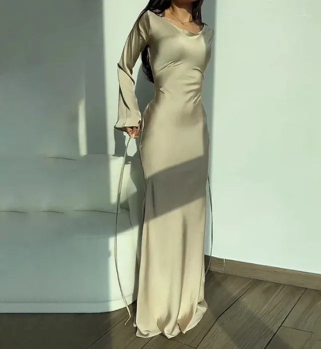 Casual Silk Dress for Women Floor-Length Empire Waist A-Line Short Sleeve O-Neck from Dhgate Basic & Casual Dresses - price 38.11 Casual Silk Dress for Women Floor-Length Empire Waist A-Line Short Sleeve O-Neck from Dhgate Basic & Casual Dresses - price 38.11