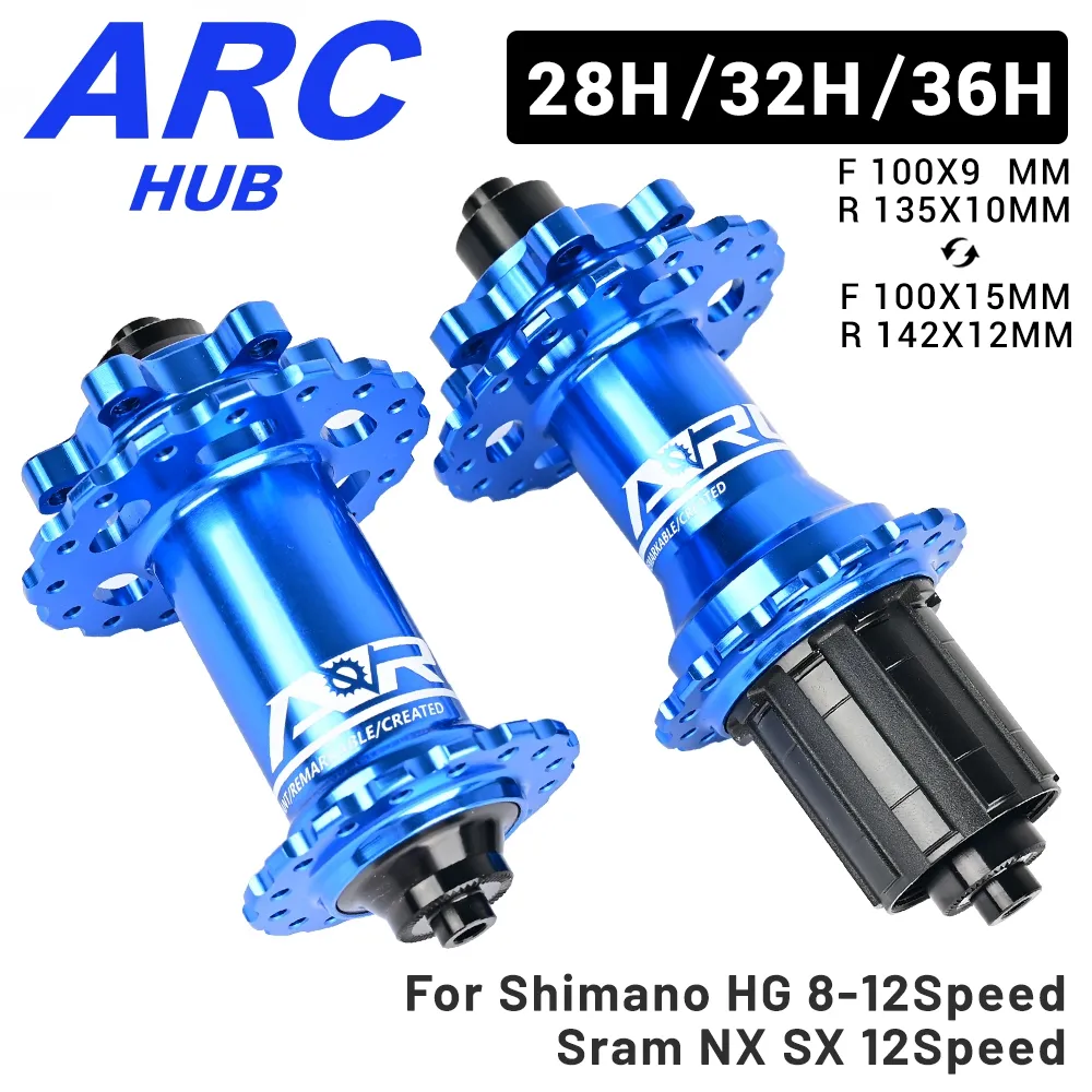 DHgate ARC MTB Hub Aluminum Alloy Bike NBK Bearing Hub Mountain Bicycle Wheel Hub 32 28 36H 8 12V Sports Outdoors