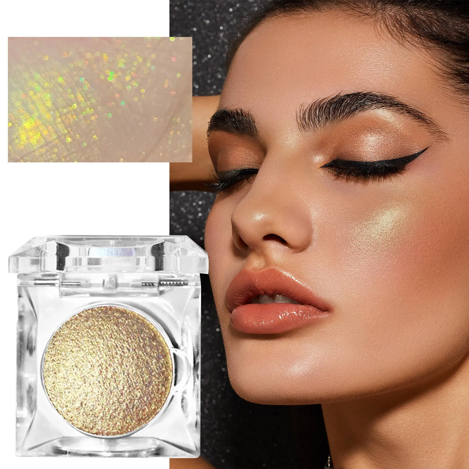 wholesale White Highlighter Powder Shimmering Body Face Highlighting Makeup