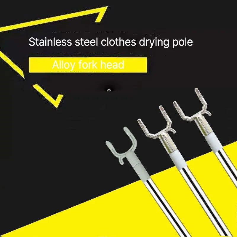 Premium Telescopic Drying Rod: Multi-Use for Clothes & Shower Curtains ...