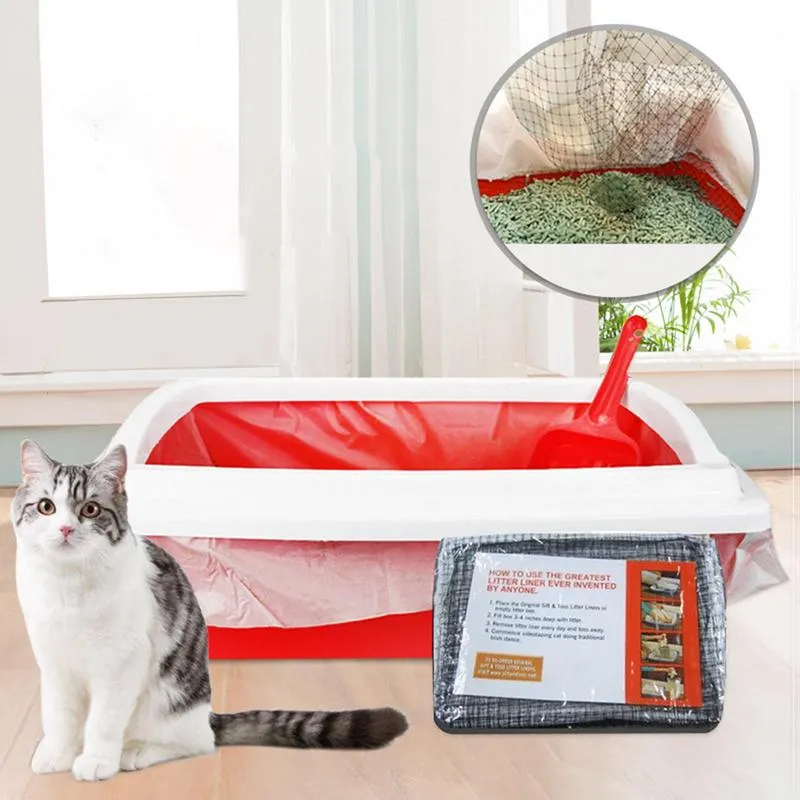 Removable and washable net red cat litter Removable and washable net red cat litter