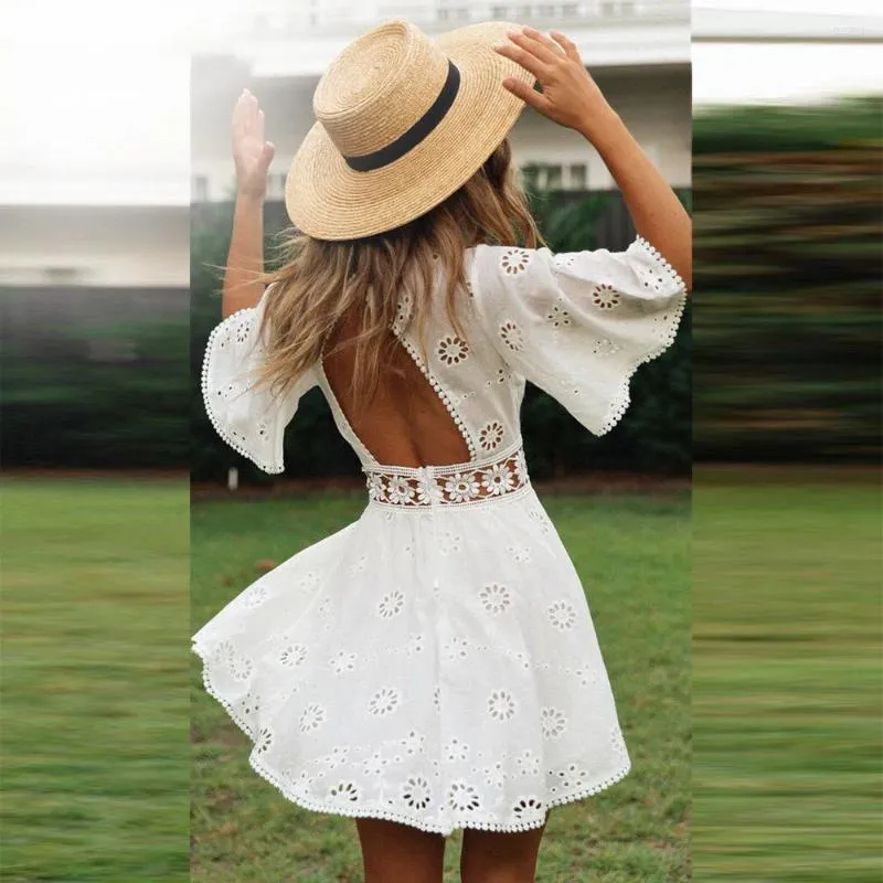 White lace flare skirt hot sale