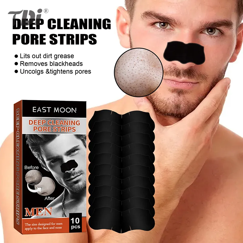 Blackhead Remover Mask - 60 Pcs, Pore Cleanser Strips For Face & Nose, Purifying Mask For All Skin Types (1.05oz/30g) - Grizzly Adam