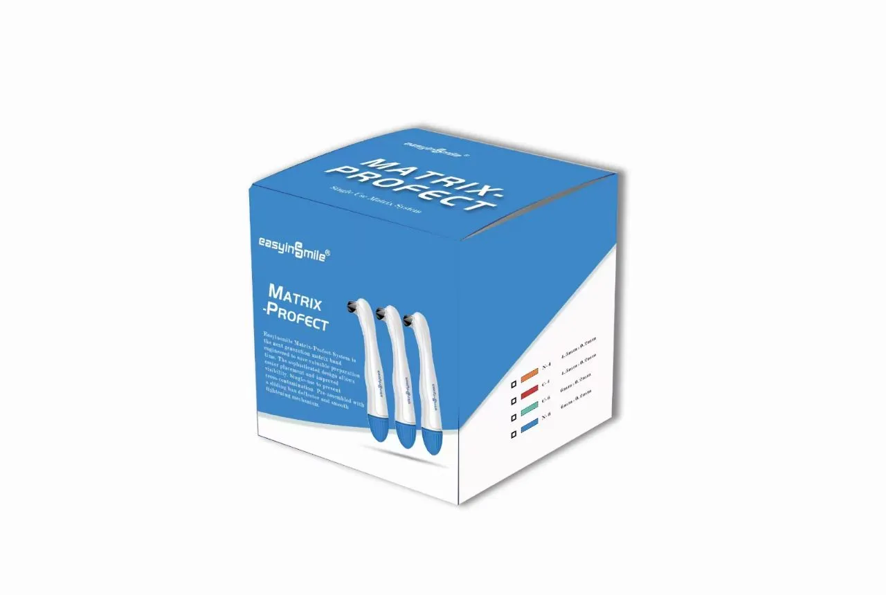 50 Bandes Matrices Dentaires Contoured Pour Molaires - Acier Inoxydable, Réglables, Easyinsmile
