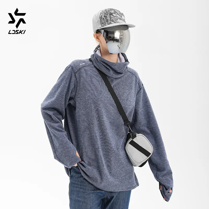 DHgate LDSKI Sheep Cashmere Ski Suit Thermal Underwear Set for Men Waterproof Windproof Snowboard Base Layer Sports Outdoors