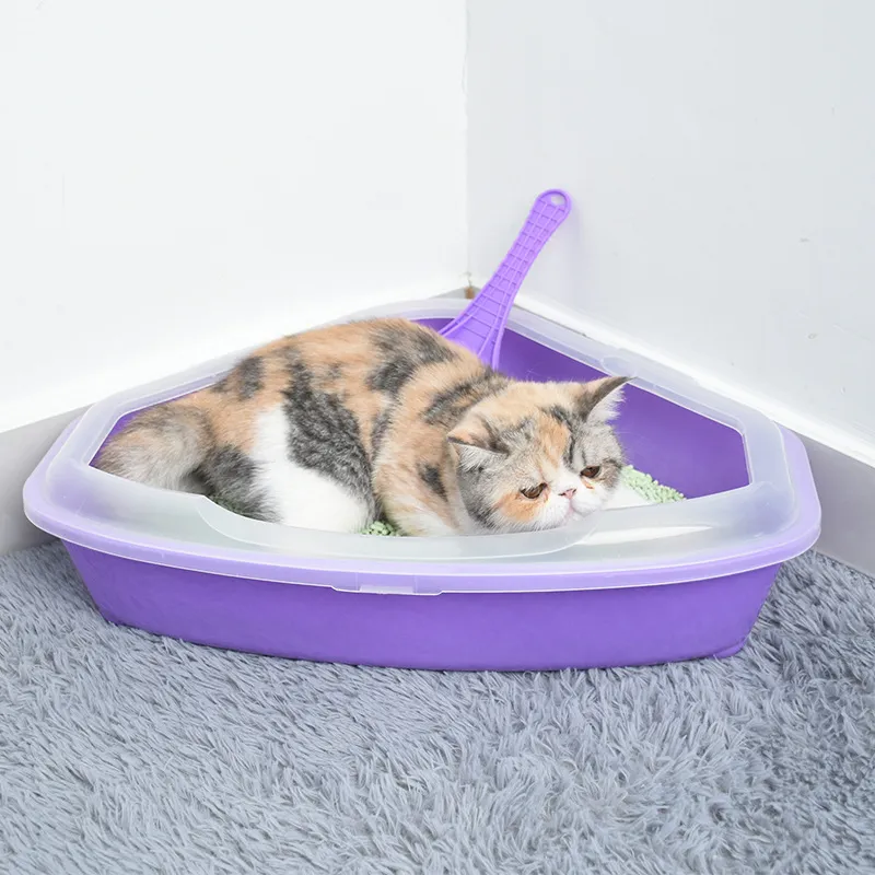 Triangle cat litter box 2025