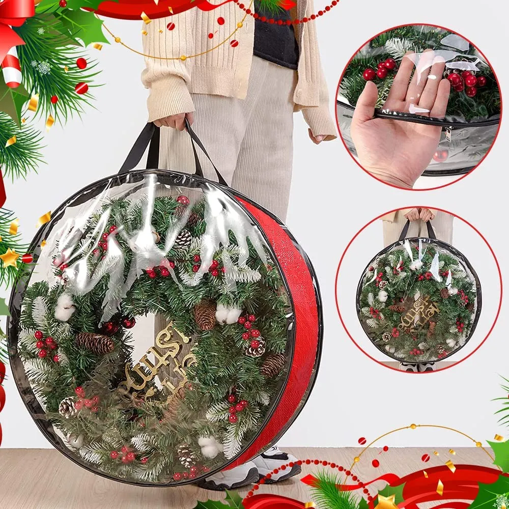 Wreath Storage Container Hard Shell Simple Living Solutions 36in